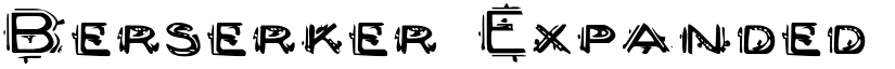 Berserker Expanded Expanded font