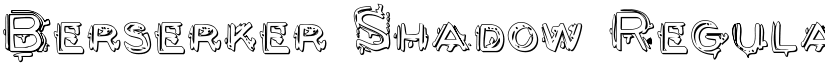 Berserker Shadow Regular font