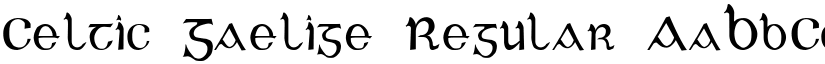 Celtic Gaelige Regular font