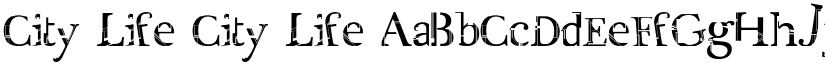 City Life City Life font