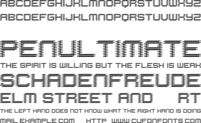 Hijack font preview