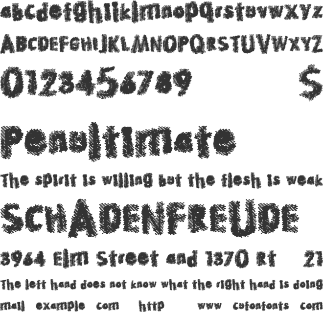 HotDiscovery font preview