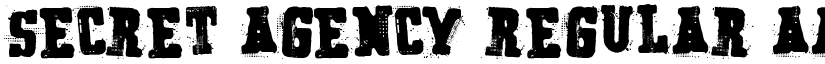 Secret Agency Regular font