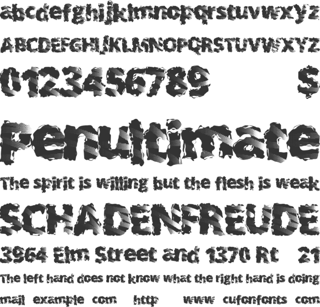 WetSpring font preview