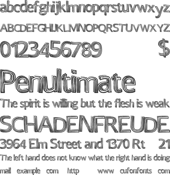 CertainTimes font preview