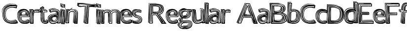 CertainTimes Regular font