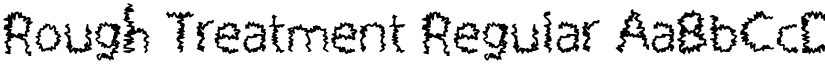 Rough Treatment Regular font
