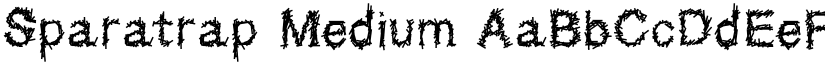 Sparatrap Medium font