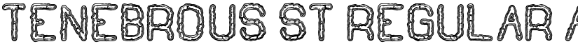 Tenebrous St Regular font