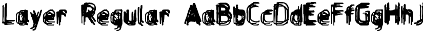 Layer Regular font