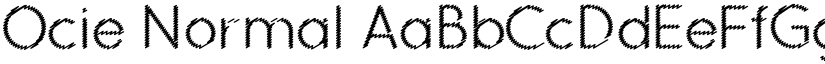 Ocie Normal font