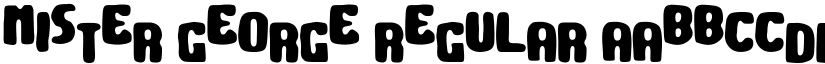 Mister George Regular font