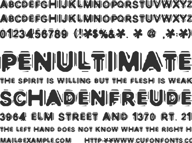 DISCOBOX font preview