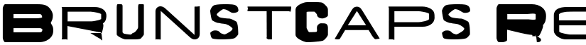 BrunstCaps Regular font