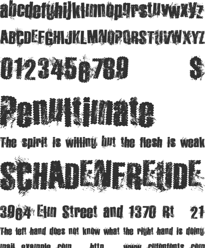 HipsterBike font preview