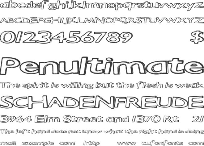 StaticHeights font preview