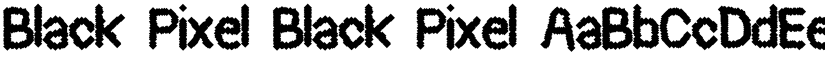 Black Pixel Black_Pixel font
