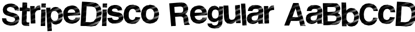 StripeDisco Regular font