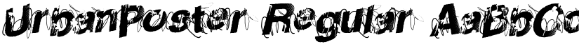 UrbanPoster Regular font