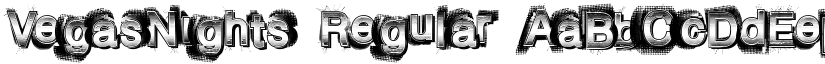 VegasNights Regular font