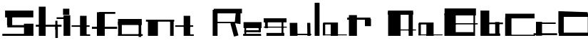 Shitfont Regular font