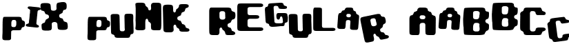 pix punk Regular font