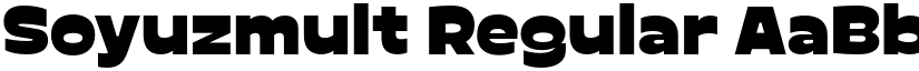 Soyuzmult Regular font