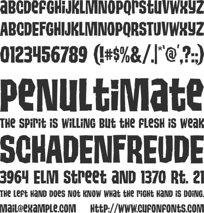 Copyright House Industries font preview