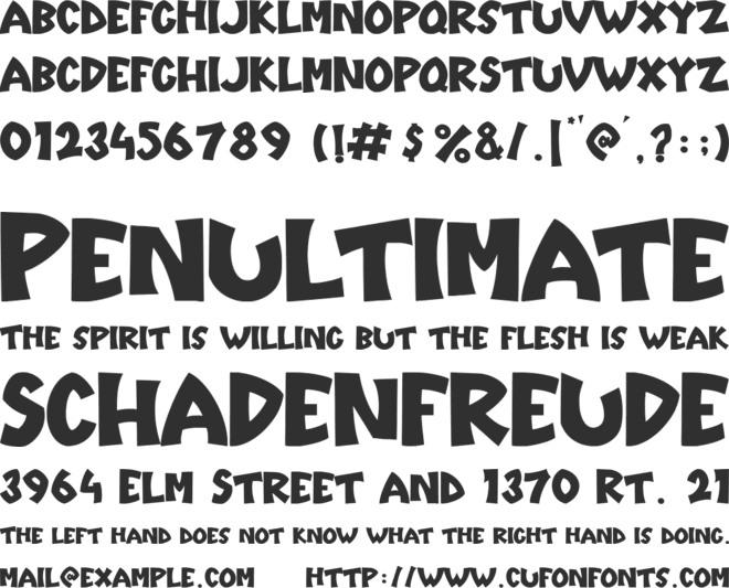 Holland font preview