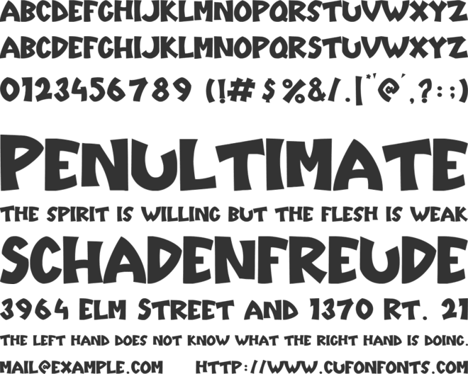 Holland font preview