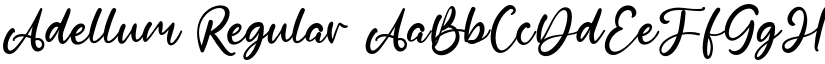Adellum Regular font