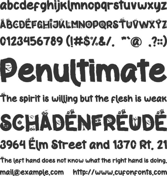 Hapy Lowen font preview