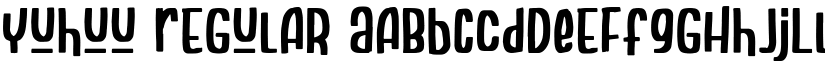 Yuhuu Regular font