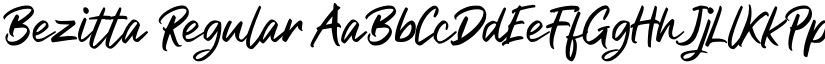 Bezitta Regular font