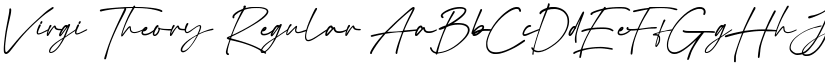 Virgi Theory Regular font