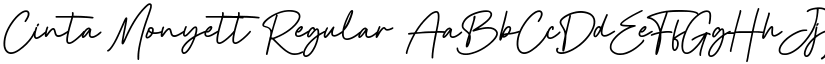 Cinta Monyett Regular font