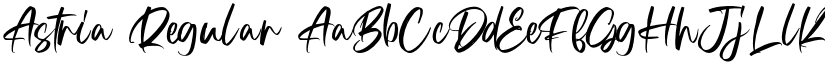 Astria Regular font