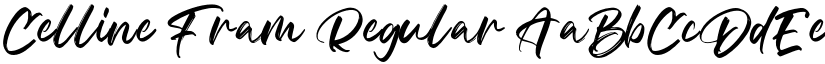 Celline Fram font download