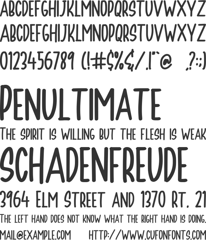 Floretta font preview