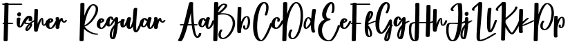 Fisher Regular font
