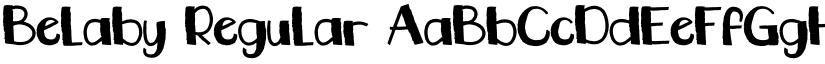 Belaby Regular font