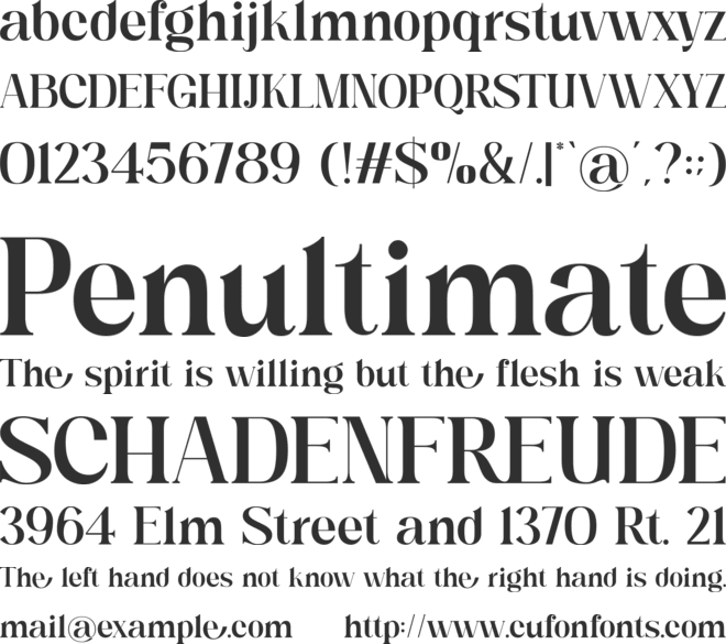 Classical Romance font preview