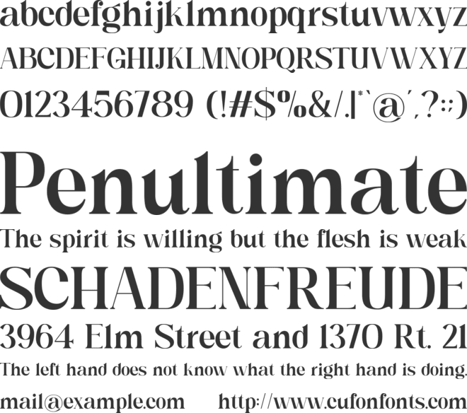Classical Romance font preview