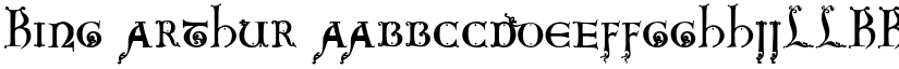King Arthur font download