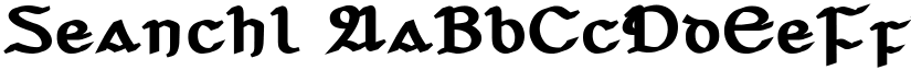 Seanchl font