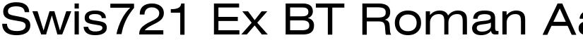 Swis721 Ex BT Roman font