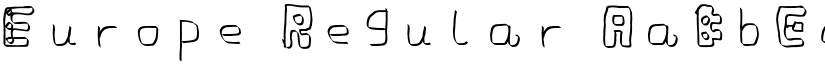 Europe Regular font