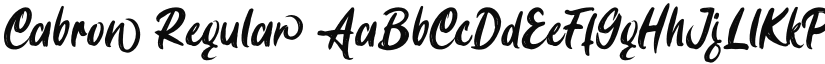 Cabron font download