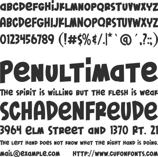 Fresh Pickle font preview