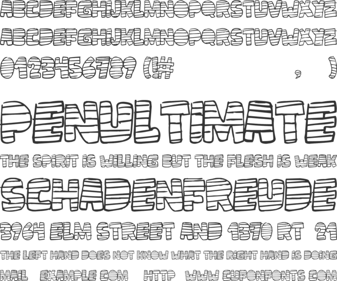 Loco TV font preview